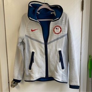 Team USA Beijing 2022 Olympic Team Full Zip Nike men’s small